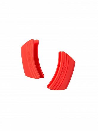 LE CREUSET | Protection de poignée, lot de 2, rouge four