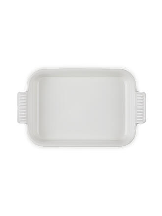 LE CREUSET | Plat à four rectangulaire Tradition en grès 26x19cm/4,2l Meringue