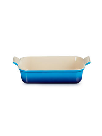 LE CREUSET | Plat à four rectangulaire Tradition en grès 26x19cm/2,4l Azure