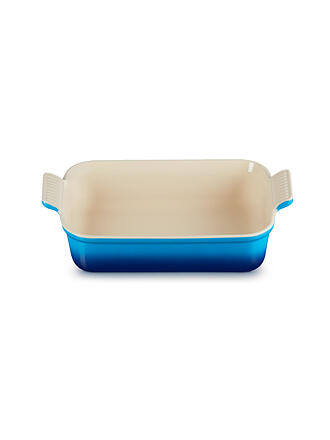 LE CREUSET | Plat à four rectangulaire Tradition en grès 26x19cm/2,4l Azure