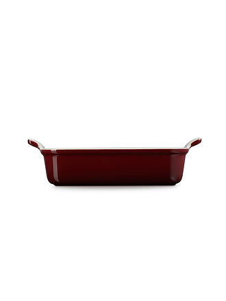 LE CREUSET | Plat à four rectangulaire Tradition en grès 26x19cm/2,4l Grenat