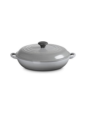 LE CREUSET | Gourmet Profitopf TRADITION en fonte Ocean 30cm/3,5l Gris perle