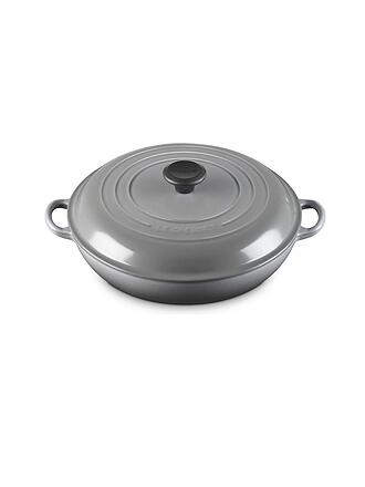 LE CREUSET | Gourmet Profitopf TRADITION en fonte Ocean 30cm/3,5l Gris perle