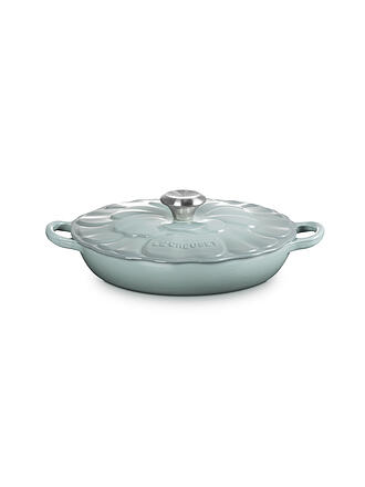 LE CREUSET | Marmite Gourmet SIGNATURE FLEUR 26cm Sel de Mer
