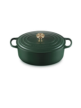 LE CREUSET | Cocotte ovale SIGNATURE 31cm 6,3l Foret/GD