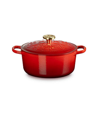 LE CREUSET | Cocotte ronde 24cm ETOILE Cerise