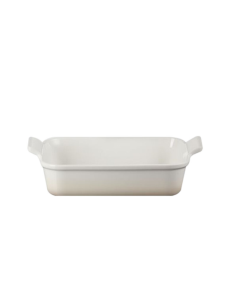 LE CREUSET Plat à four rectangulaire Tradition en grès 26x19cm/4,2l Meringue crème