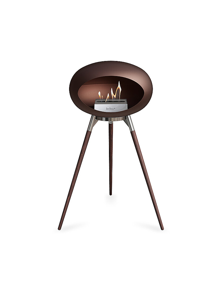 LE FEU Cheminée 79cm GROUND HIGH Marron foncé marron