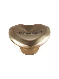 LE CREUSET | Bouton de couvercle cœur 4,7 cm SIGNATURE | Or
