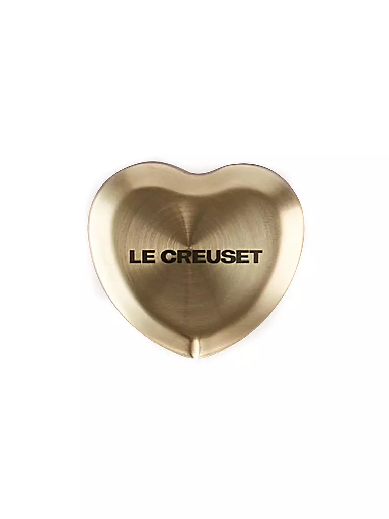 LE CREUSET | Bouton de couvercle cœur 4,7 cm SIGNATURE Or clair | 