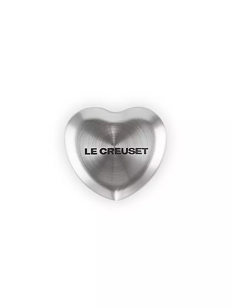 LE CREUSET | Bouton de couvercle cœur 4,7 cm SIGNATURE | silber