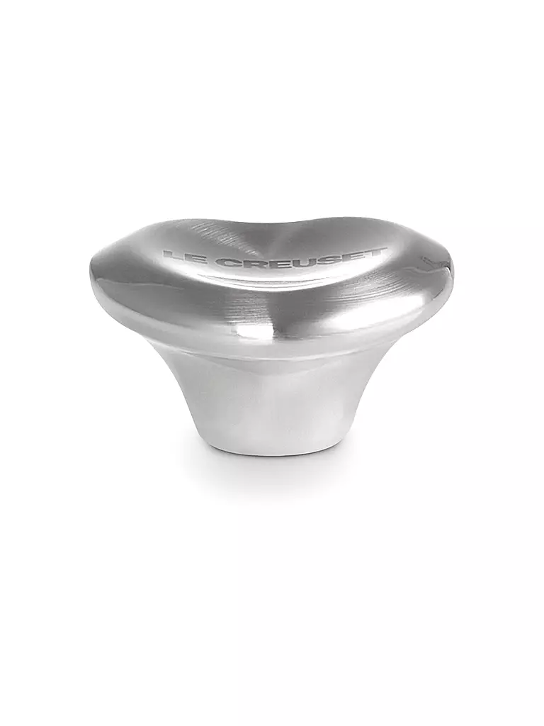 LE CREUSET | Bouton de couvercle cœur 4,7 cm SIGNATURE | silber