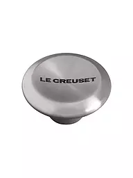 LE CREUSET | Bouton de couvercle SIGNATURE 5,7 cm en acier inoxydable | Argent