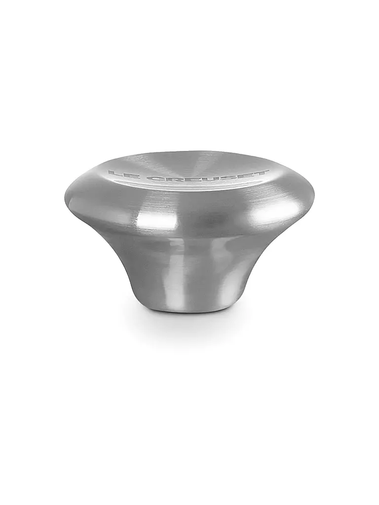 LE CREUSET | Bouton de couvercle SIGNATURE 5,7 cm en acier inoxydable | Argent