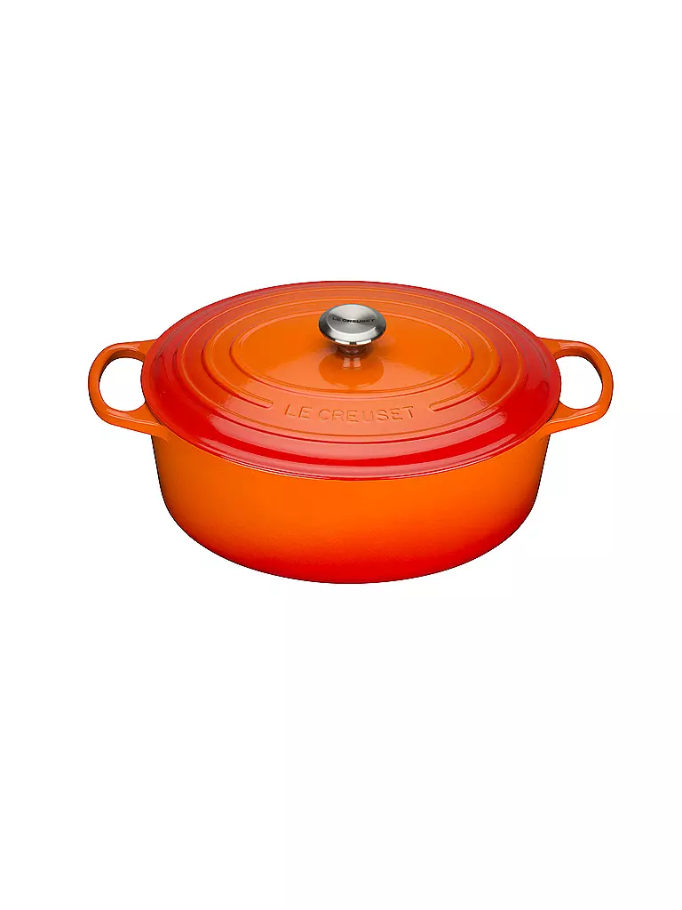 LE CREUSET | Bräter oval « Signature » 35cm 8,9l (Ofenrot) | orange
