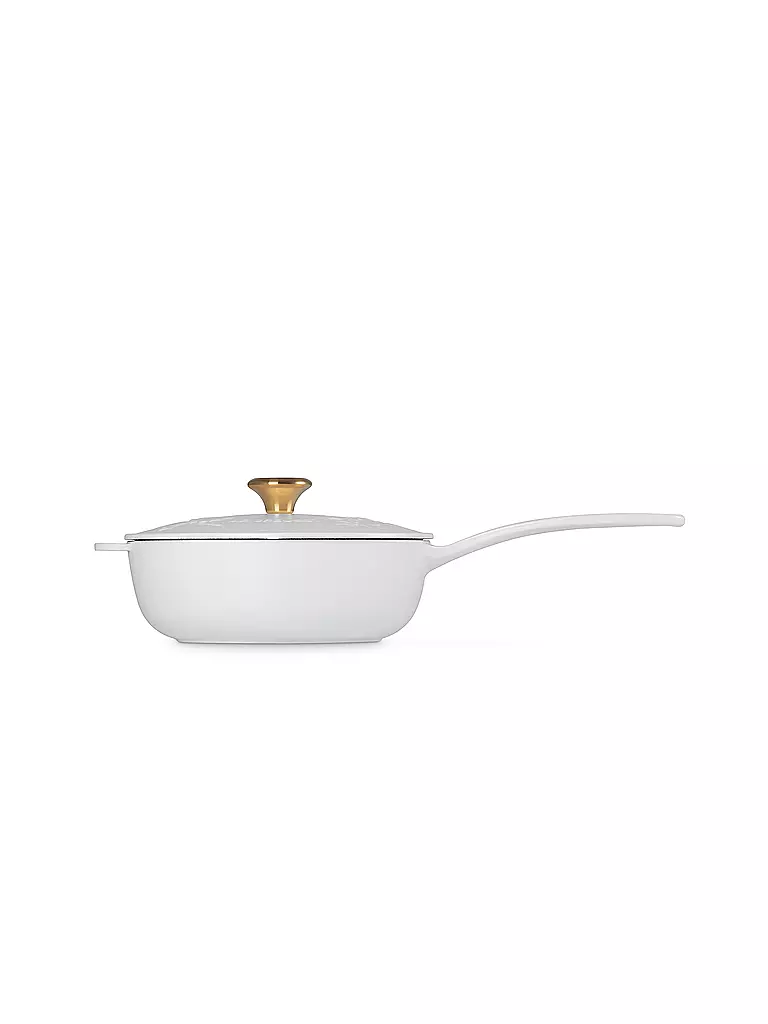 LE CREUSET | Casserole à manche avec couvercle 21cm HOLLY Cotton | Beige