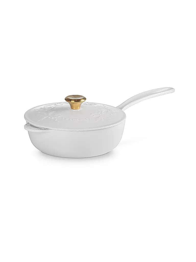 LE CREUSET | Casserole à manche avec couvercle 21cm HOLLY Cotton | Beige