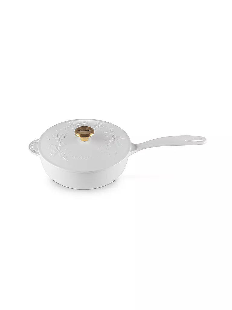 LE CREUSET | Casserole à manche avec couvercle 21cm HOLLY Cotton | Beige