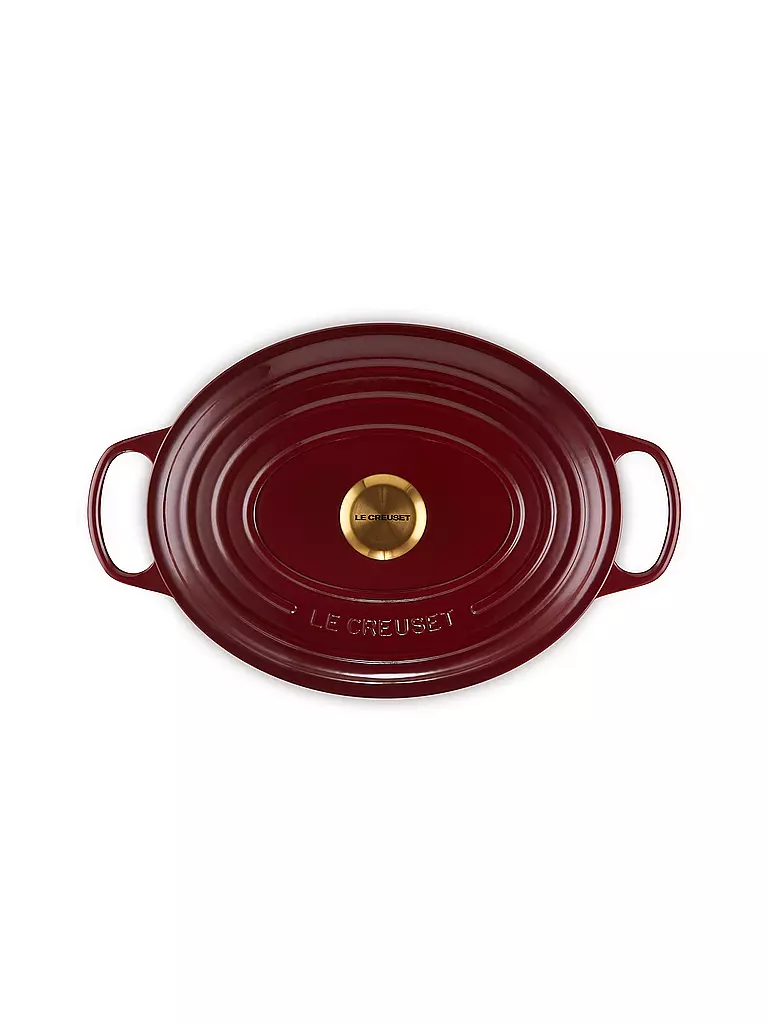 LE CREUSET | Cocotte ovale SIGNATURE 31cm 6,3l 6,3l Grenat | 
