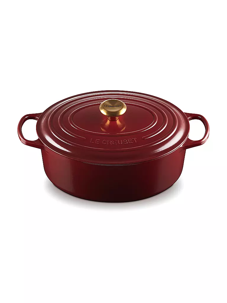 LE CREUSET | Cocotte ovale SIGNATURE 31cm 6,3l 6,3l Grenat | 