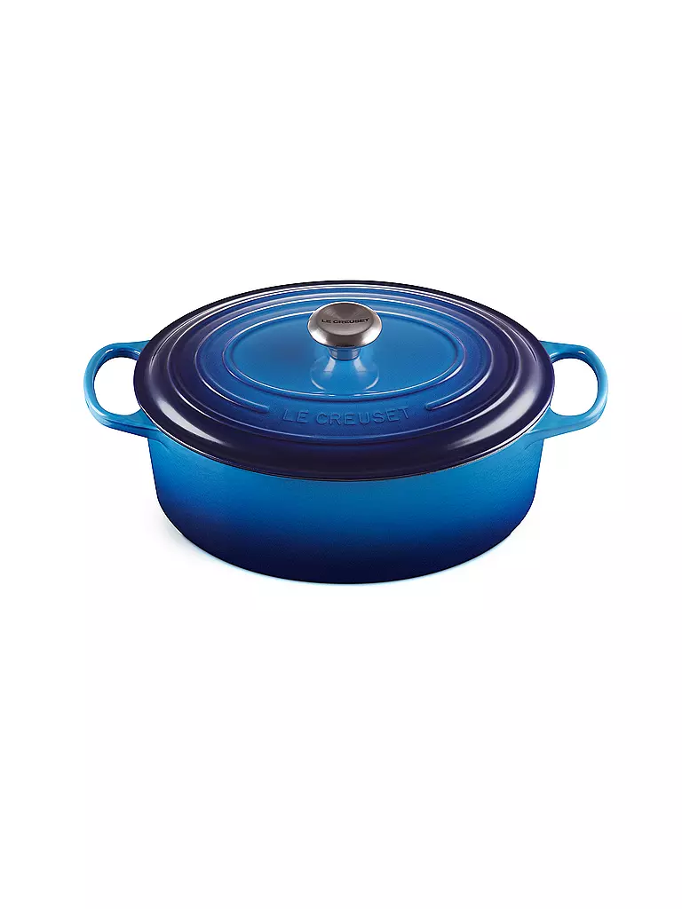 LE CREUSET | Cocotte ovale SIGNATURE 31cm 6,3l Azure | blau