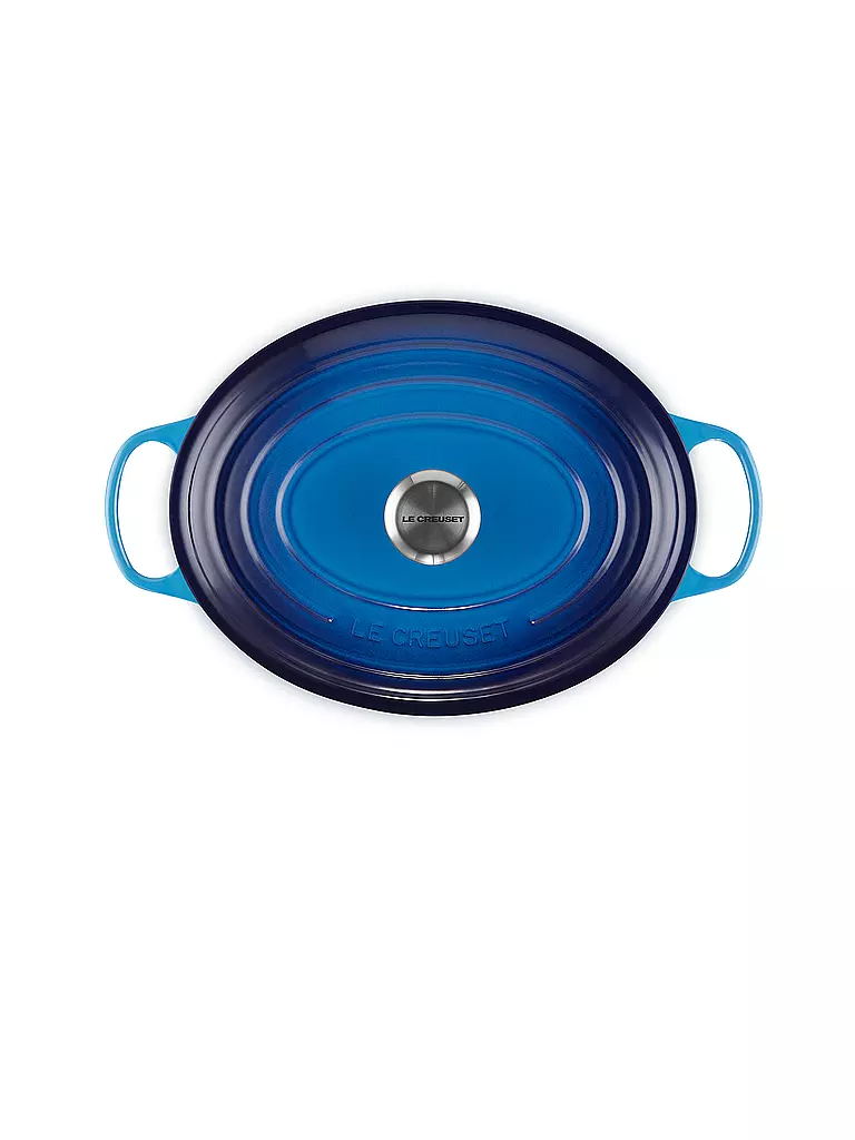 LE CREUSET | Cocotte ovale SIGNATURE 31cm 6,3l Azure | 