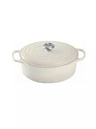 LE CREUSET | Cocotte ovale SIGNATURE 31cm 6,3l Noir | Crème