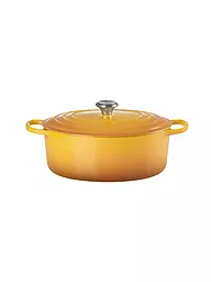 LE CREUSET | Cocotte ovale SIGNATURE 31cm 6,3l Noir | Jaune