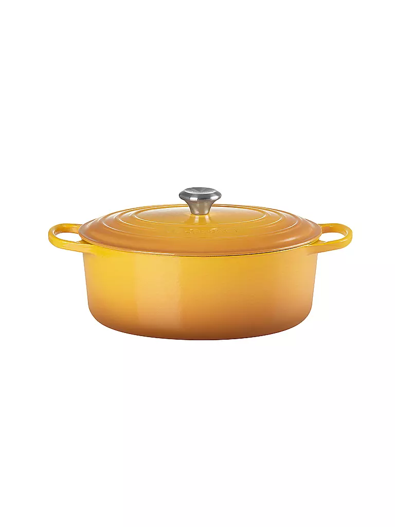 LE CREUSET | Cocotte ovale SIGNATURE 31cm 6,3l Nectar | gelb