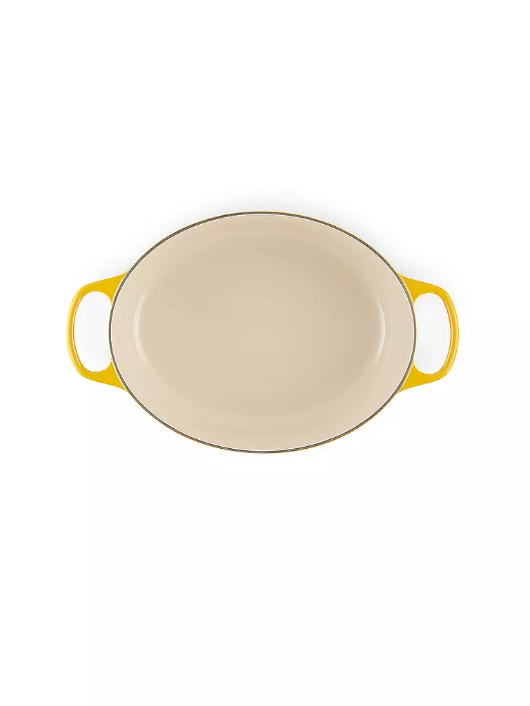 LE CREUSET | Cocotte ovale SIGNATURE 31cm 6,3l Nectar | gelb
