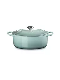 LE CREUSET | Cocotte ovale SIGNATURE 31cm 6,3l Noir | Gris clair