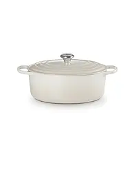 LE CREUSET | Cocotte ovale SIGNATURE 33cm/7,5l Sel marin | Crème
