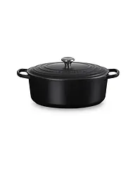 LE CREUSET | Cocotte ovale SIGNATURE 33cm/7,5l Sel marin | Noir