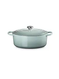 LE CREUSET | Cocotte ovale SIGNATURE 33cm/7,5l Sel marin | Gris clair