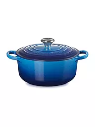 LE CREUSET | Cocotte ronde Signature 20cm/2,4l Meringue | Bleu