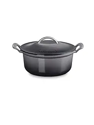 LE CREUSET | Cocotte ronde MODERN HERITAGE 26cm 4,6l Rouge cerise | Gris