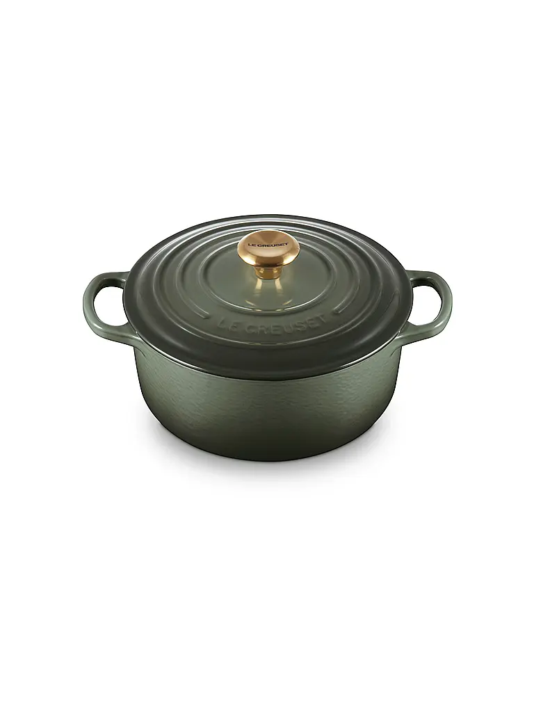 LE CREUSET | Cocotte ronde SIGANTURE 20cm/2,4l | dunkelgrün