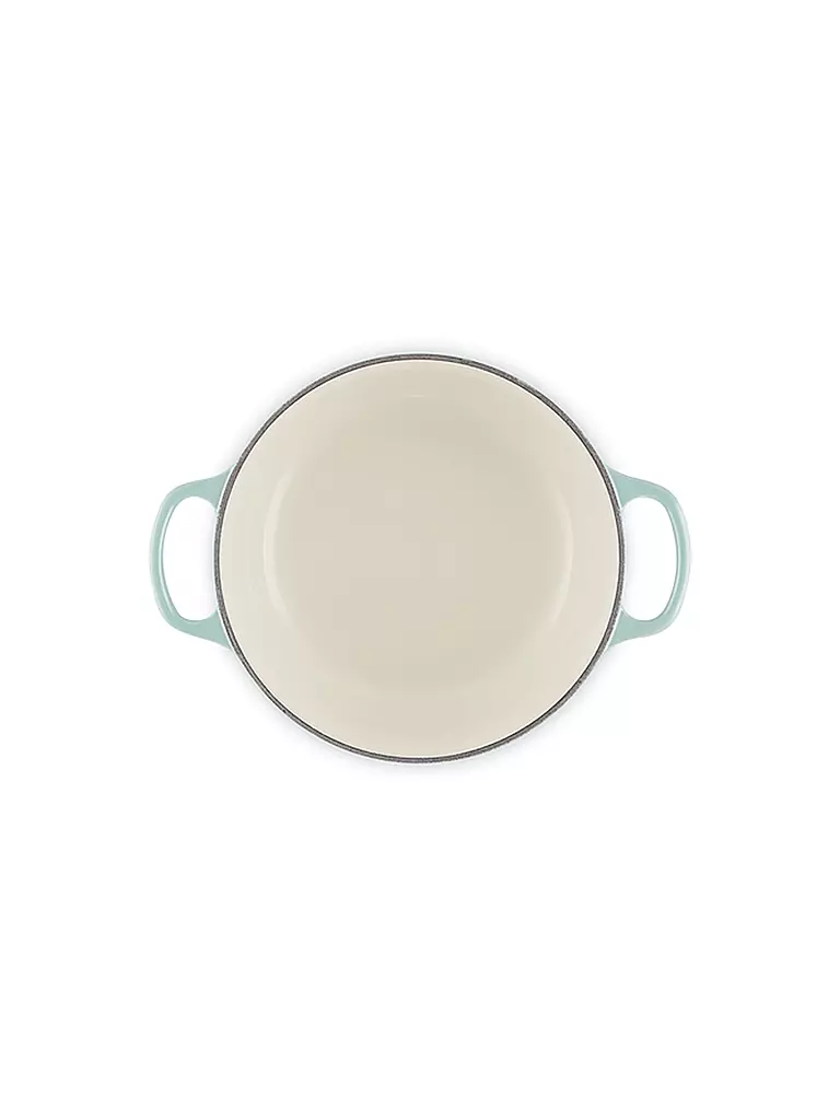 LE CREUSET | Cocotte ronde SIGNATURE 20cm/2,4 l Sel de mer | hellgrau