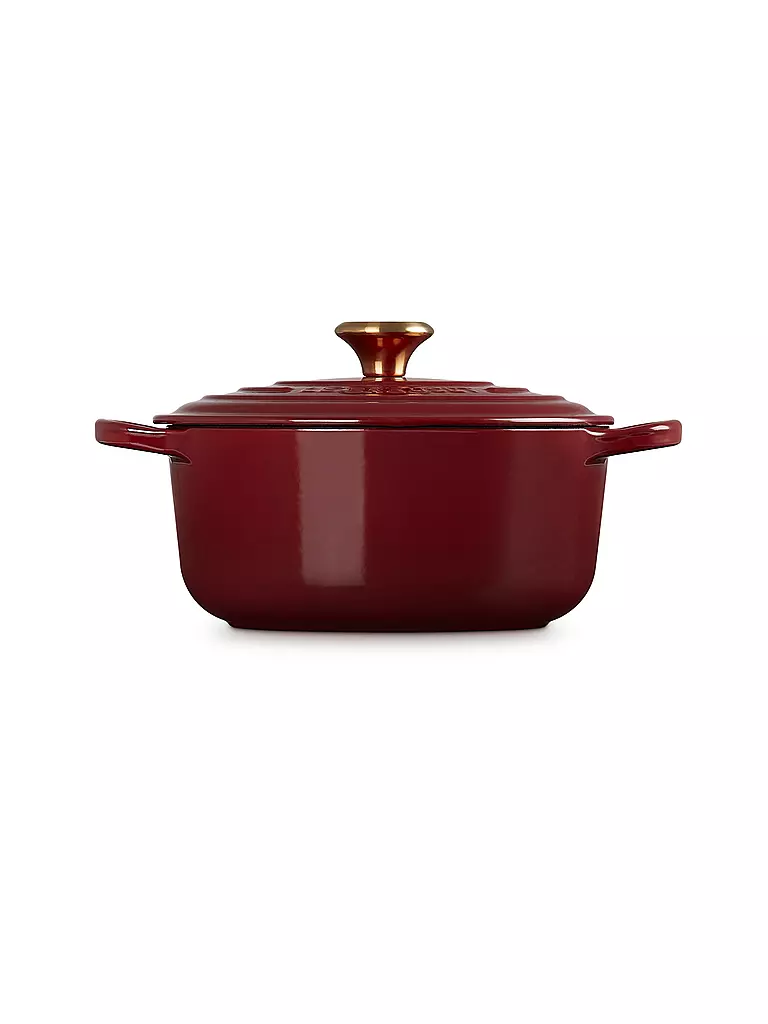 LE CREUSET | Cocotte ronde SIGNATURE 20cm/2,4l Grenat | dunkelrot