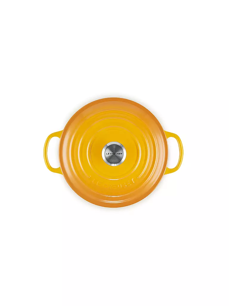 LE CREUSET | Cocotte ronde SIGNATURE 20cm/4,2l Nectar | gelb