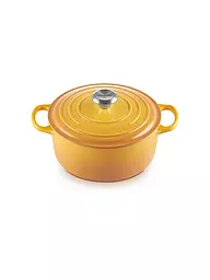 LE CREUSET | Cocotte ronde Signature 24cm/4,2l Sel de Mer | Jaune