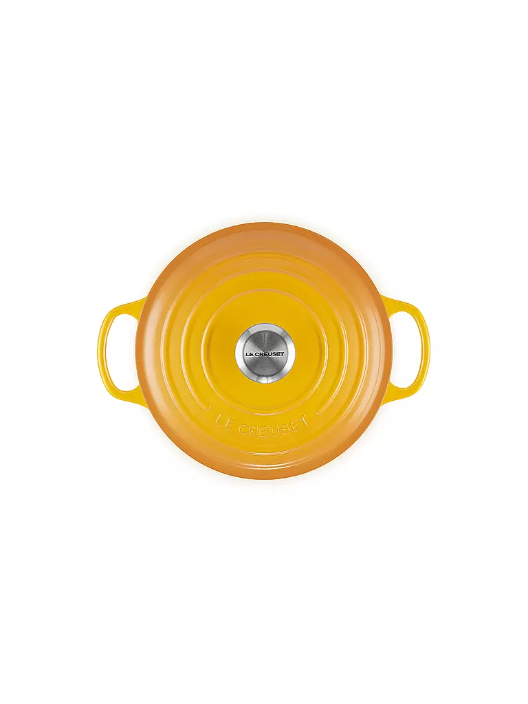 LE CREUSET | Cocotte ronde SIGNATURE 24cm/3,3l Nectar | gelb