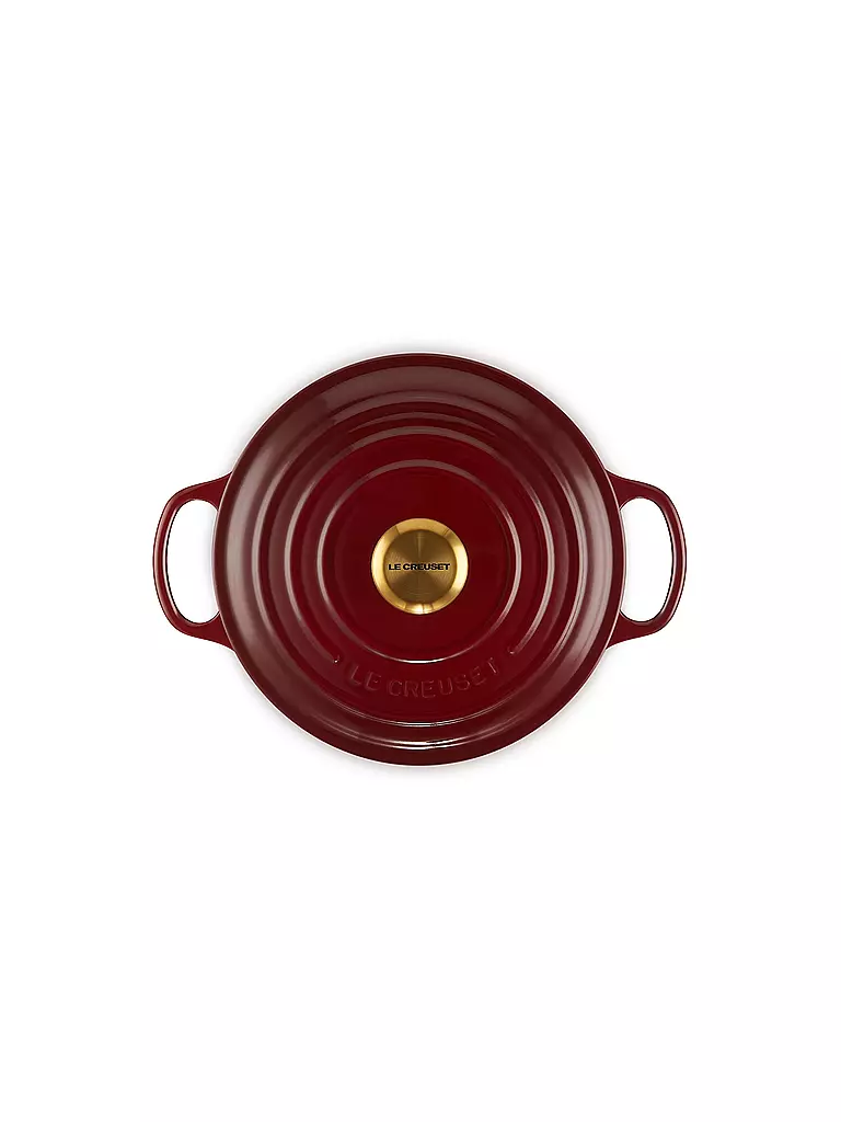 LE CREUSET | Cocotte ronde SIGNATURE 24cm/4,2l Grenat | 