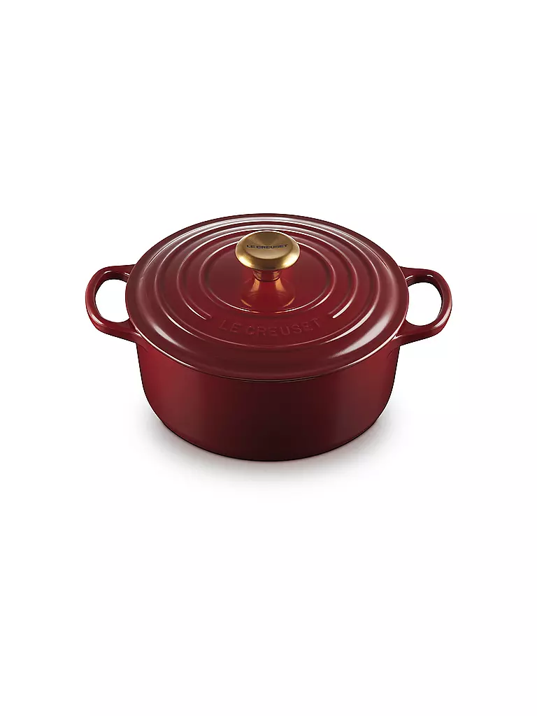 LE CREUSET | Cocotte ronde SIGNATURE 24cm/4,2l Grenat | 