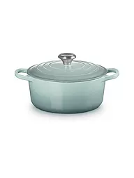 LE CREUSET | Cocotte ronde Signature 24cm/4,2l Sel de Mer | Gris clair