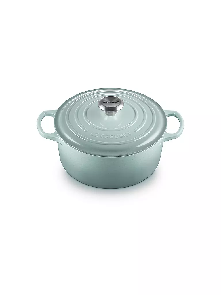 LE CREUSET | Cocotte ronde Signature 24cm/4,2l Sel de Mer | 