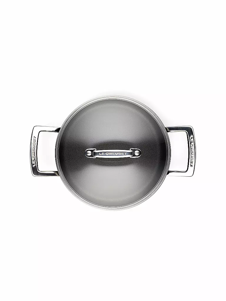 LE CREUSET | Faitout antiadhésif en aluminium avec couvercle 20cm/3,8l Noir | 