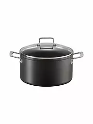 LE CREUSET | Faitout antiadhésif en aluminium avec couvercle 24cm/6l Noir | Noir