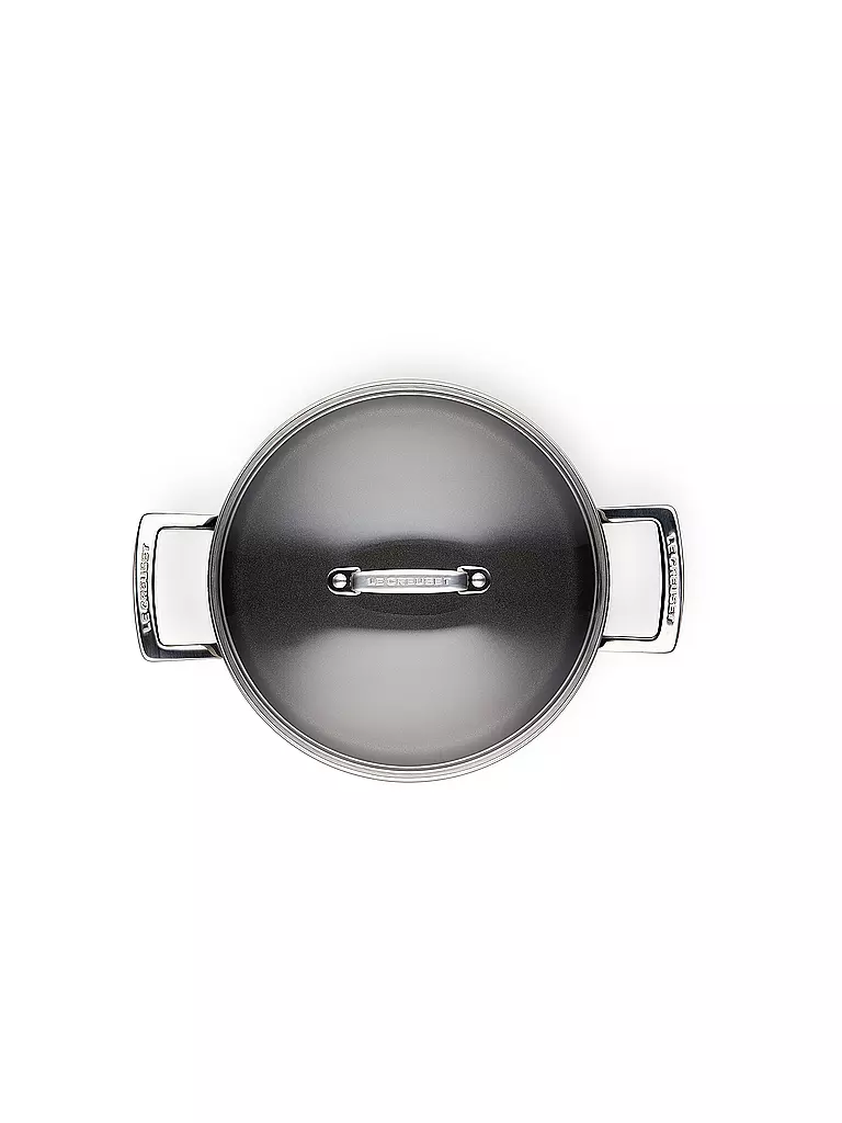 LE CREUSET | Faitout antiadhésif en aluminium avec couvercle 24cm/6l Noir | 