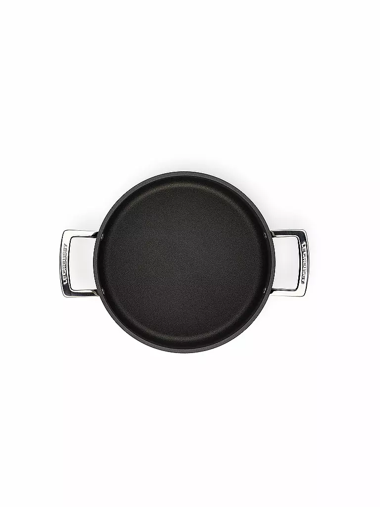 LE CREUSET | Faitout antiadhésif en aluminium avec couvercle 24cm/6l Noir | 